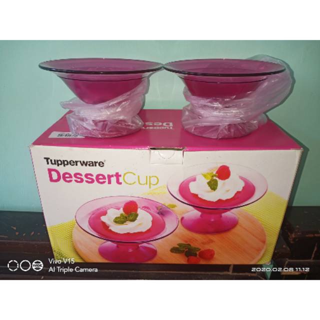 Tupperware dessert cup