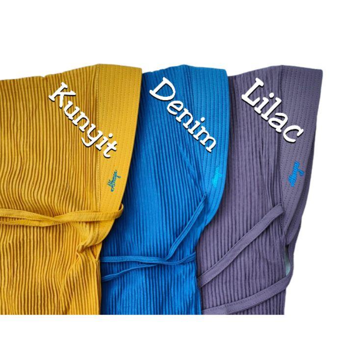 (READY) ATHAYA BERGO PET PLISKET••Hijab bergo plisket••Plisket lidi