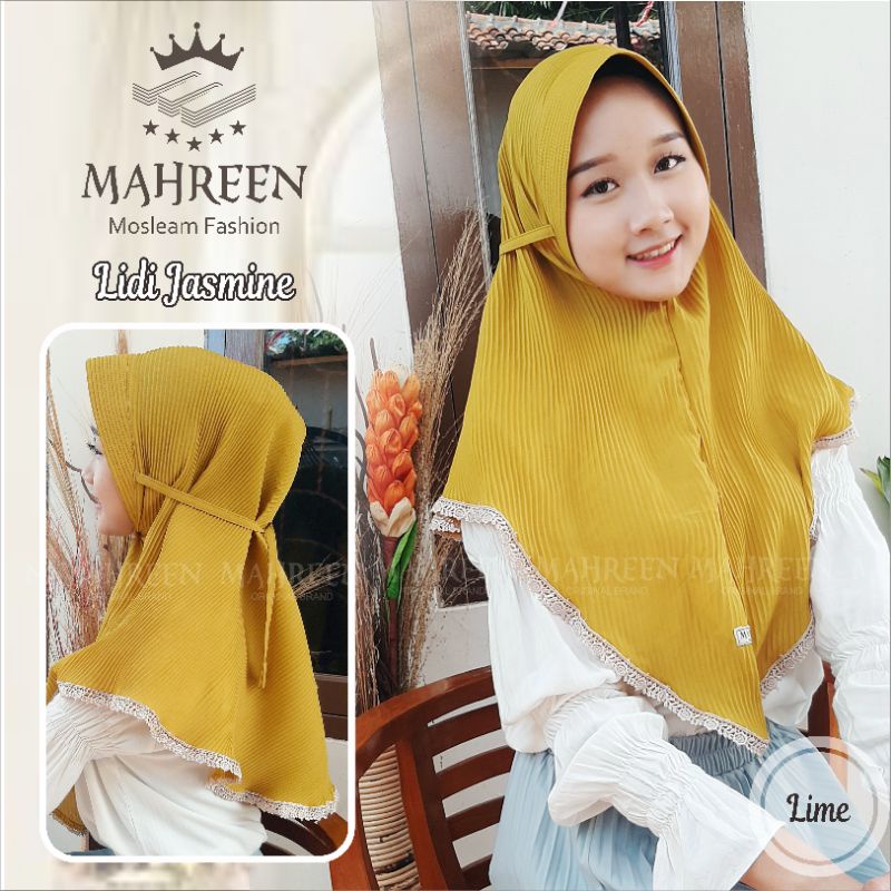 Bergo plisket lidi Jasmine diamond carpe