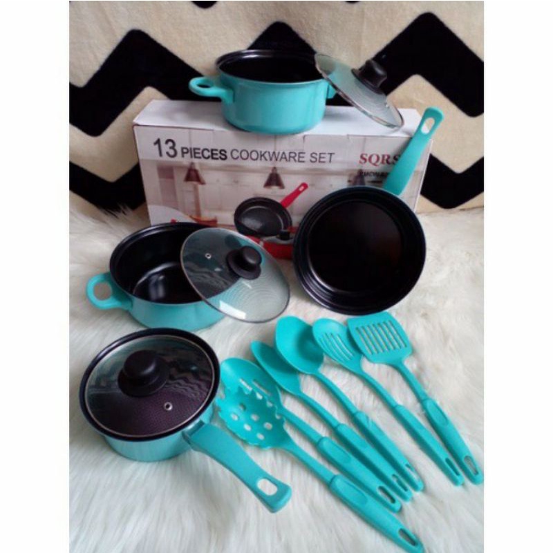 Cookware Set 13 Pcs Panci Set SQRS