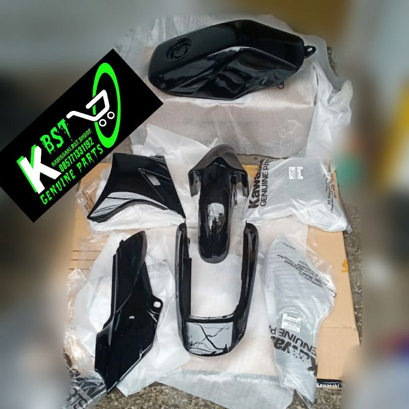 FULL BODY SET NINJA R SS HITAM ORIGINAL KAWASAKI