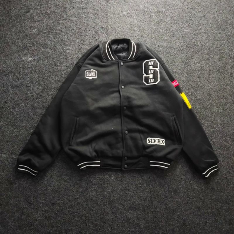 JAKET VARSITY ORIGINAL SLVHX003