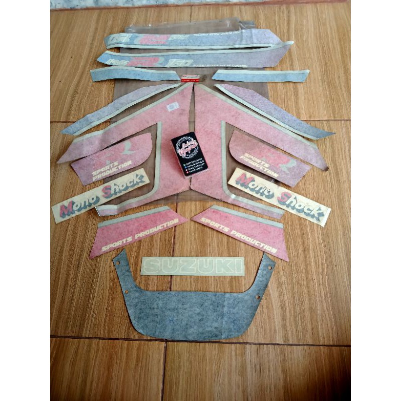 striping stiker suzuki rgr150 rgr 150 crystal 93 tahun 19993 original sgp