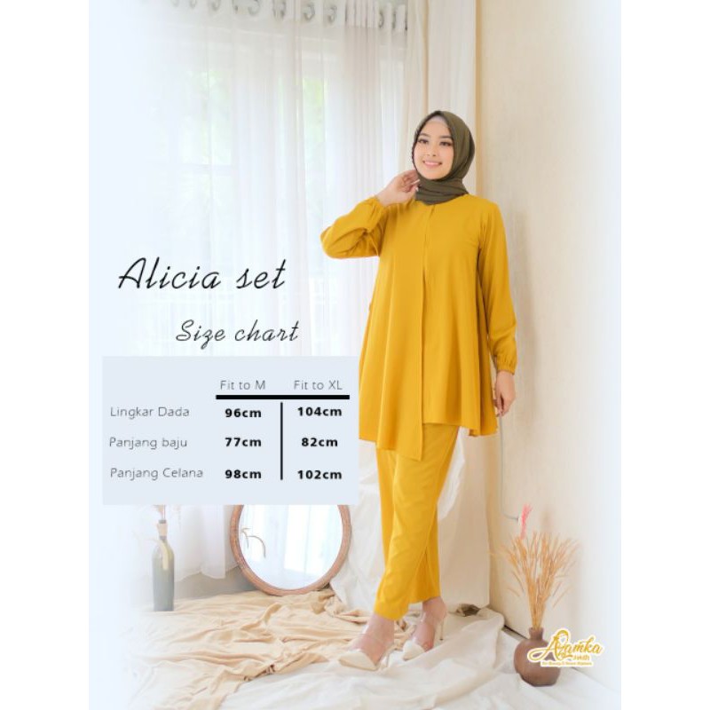 Alicia One set 100% ORIGINAL BRAND AZAMKA HIJAB