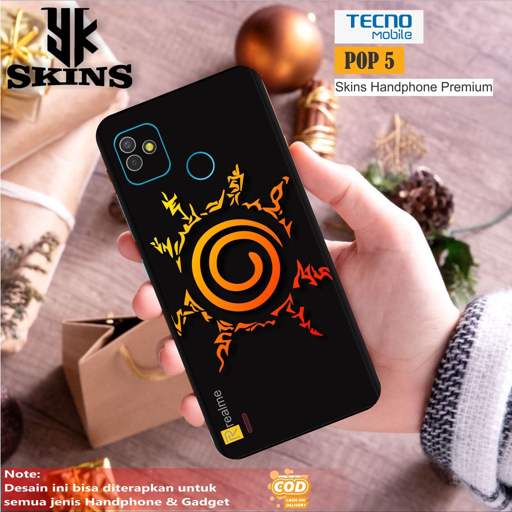 GARSKIN/STIKER HP TECNO POP 5 FULL BODY BISA CUSTOM