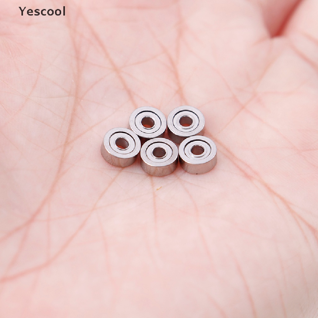 Yescool 10Pcs MR62ZZ (2X6 X 2.5mm) Bola Bearing metal mini Presisi