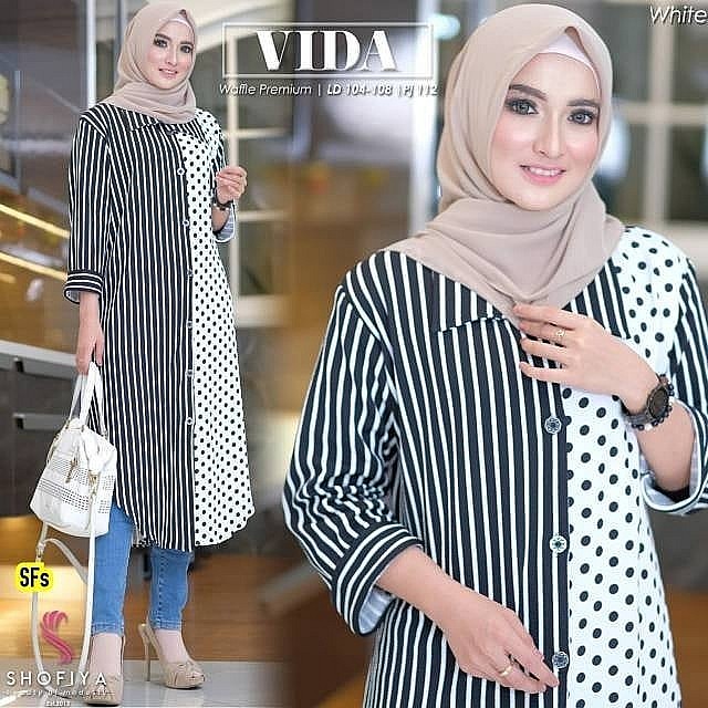Baju tunik wanita terbaru KS VIDA TUNIK