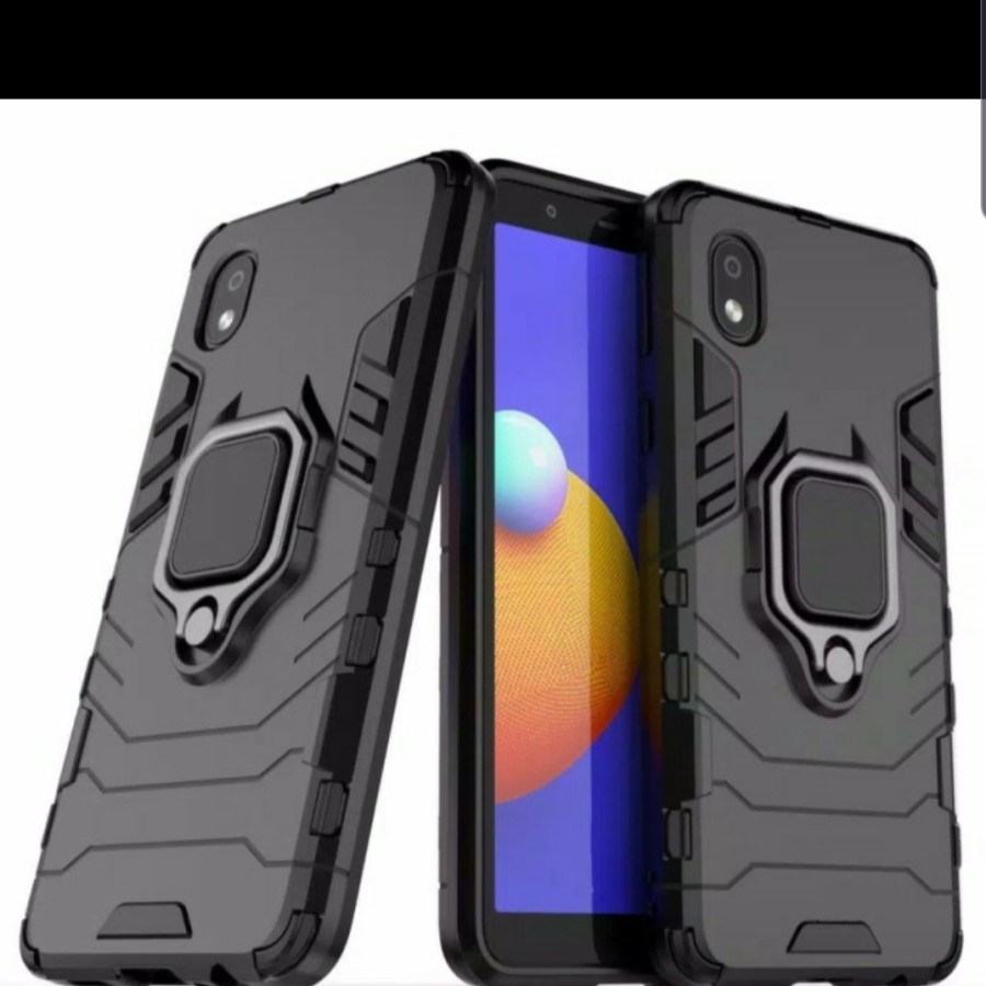 SAMSUNG A02S/M31/A01 CORE CASE HARDCASE ARMOR PHANTER + RING 360