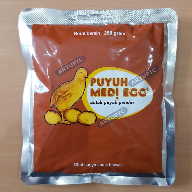 Puyuh Medi Egg 250 gram Sachet Vitamin Burung Puyuh Petelur Produksi