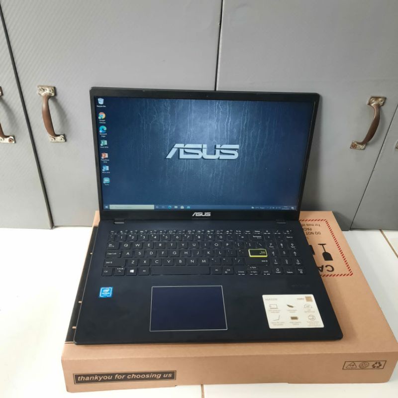 Laptop Asus Vivobook E510M Celeron N4020 Ram 4GB Dualdrive SSD 128GB+SSD 128GB Layar 15inch FHD ips Keyboard backlight