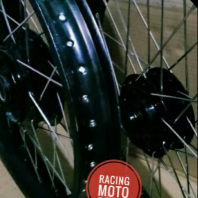 PAKET VELG RX KING-VIXION OLD VELG RING 18 LEBAR 185-215 PLUS STEL VELG KOMPLIT