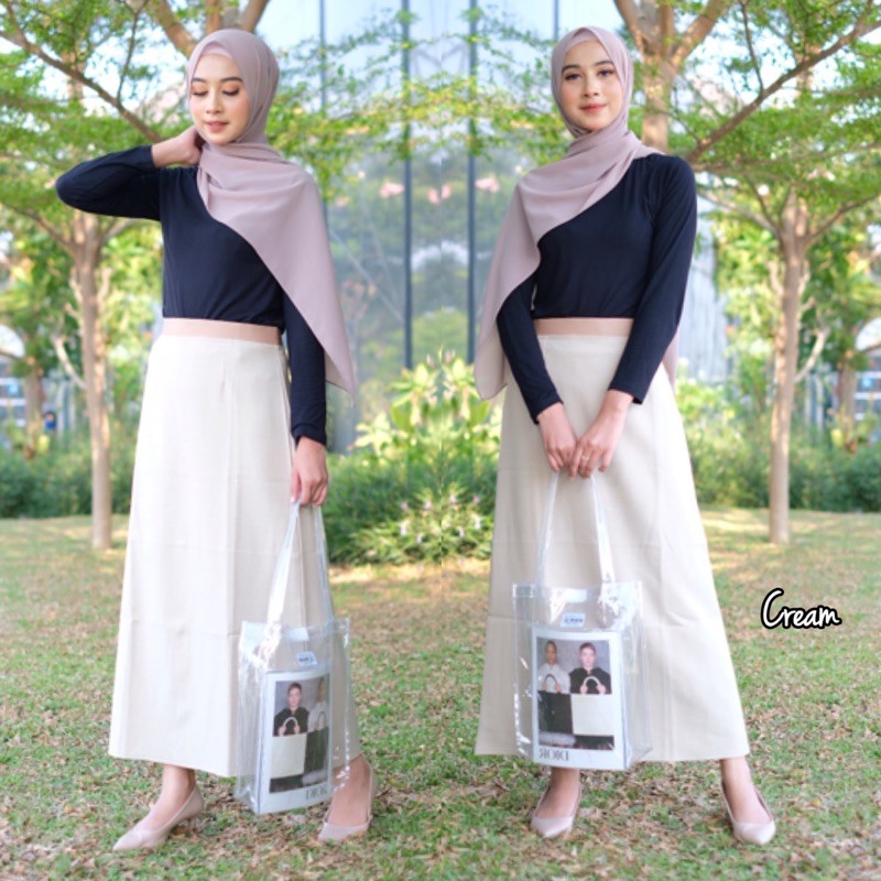 ROK KANTOR / WORK SKIRT - M L XL XXL L3 L4 L5 ROK FORMAL JUMBOSIZE - ROK KANTOR - MAHASISWA-8