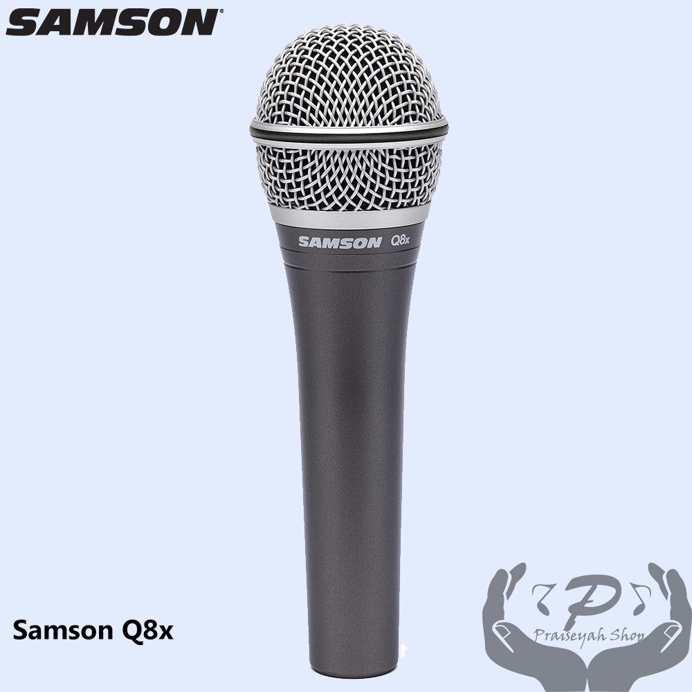 Samson Microphone Q8x Professional Dynamic Vocal / Mik Kabel