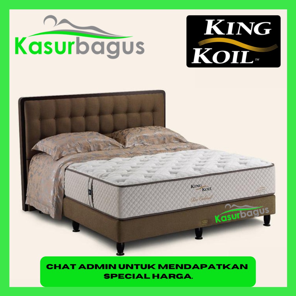 King Koil Kasur Springbed Chiro Endorsed Full Set 120x200 Shopee Indonesia