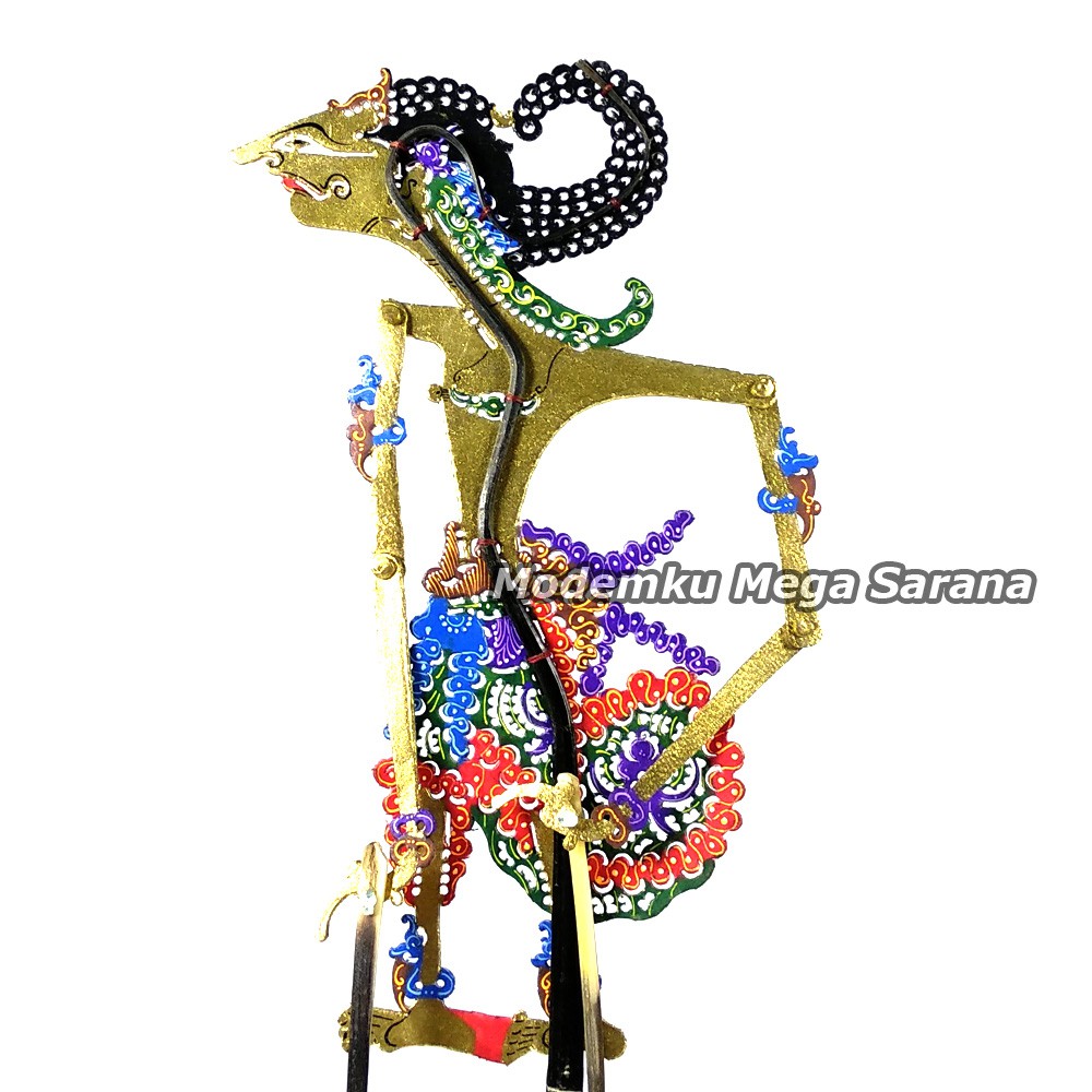 Souvenir Wayang Kulit Mini Caperan Super 20 Cm - Nakula Nakulo