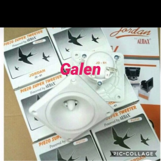 Tweeter speaker audax jordan JD 61 putih