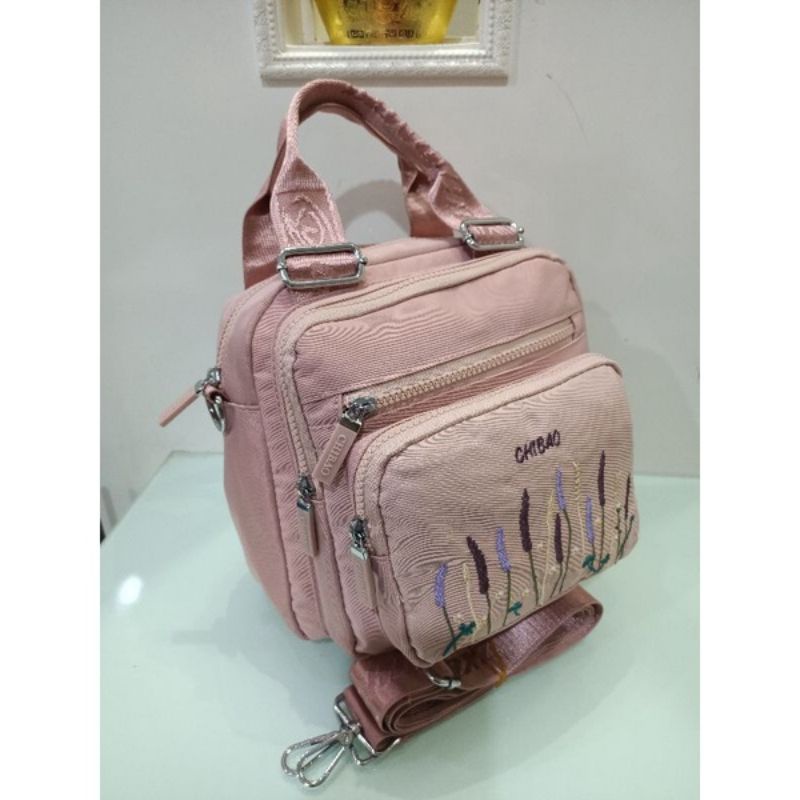 Tas selempang chibao original kode 1813-AB 24cm