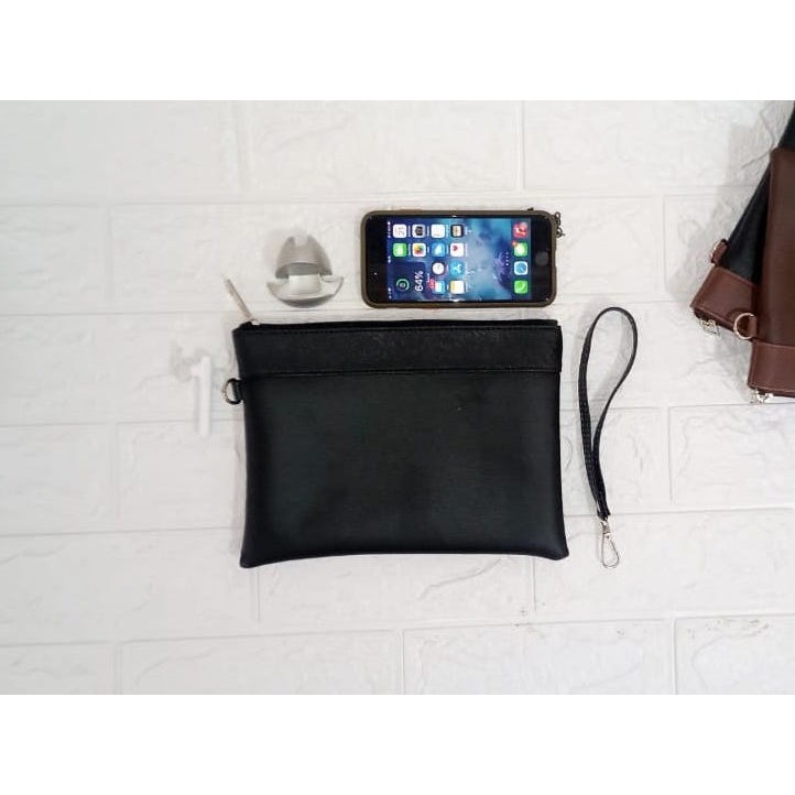 Pouch Bag pria dan wanita KULIT