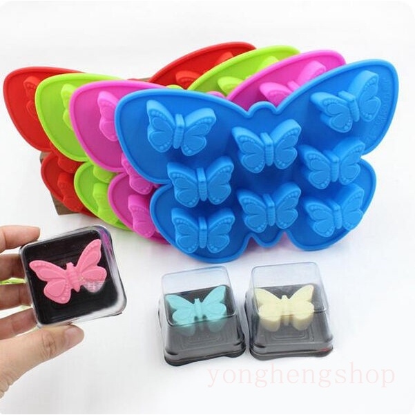 Butterfly Cetakan Kue Bentuk Kupu-Kupu 3d Bahan Silikon Untuk Dekorasi