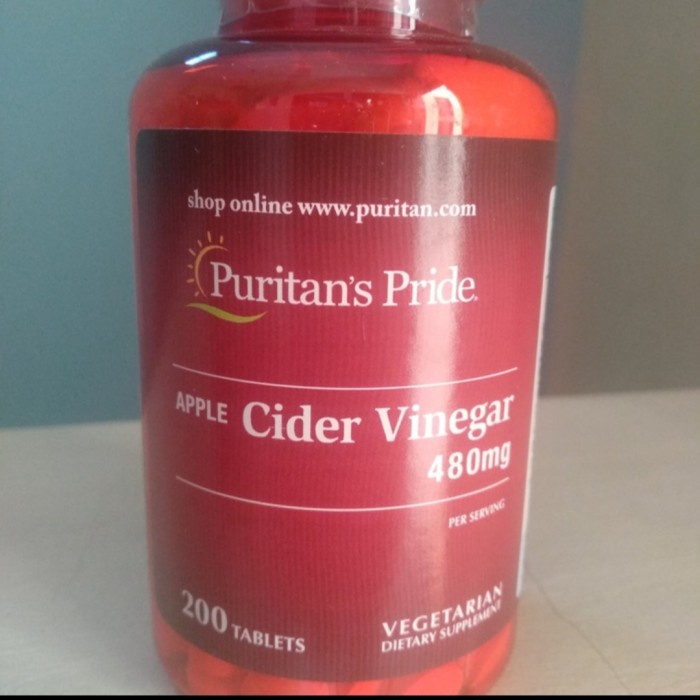 

Jual Puritan'S Pride Apple Cider Vinegar 480Mg 200 Tablet