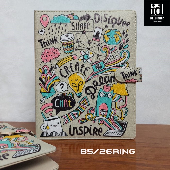 

ORGANIZER-DOCUMENT- BINDER PRINTING MOTIP CREATE DREAM A5/RING 20, B5/RING 26 - A5 -DOCUMENT-