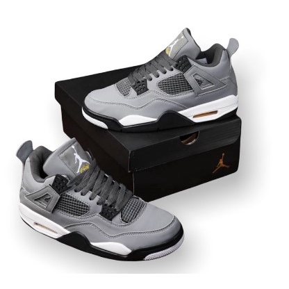 AIR JORDAN 4 RETRO COOL GREY | SEPATU BASKET | SEPATU JORDAN NIKE JORDAN  LIKE ORIGINAL