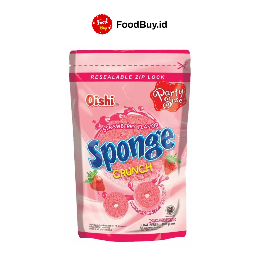 

Oishi Sponge Crunch Strawberry 100 gr