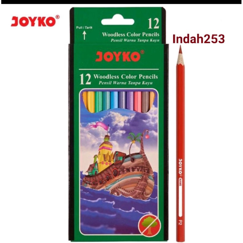 

Pensil Warna Joyko Panjang 12 Warna CP 103