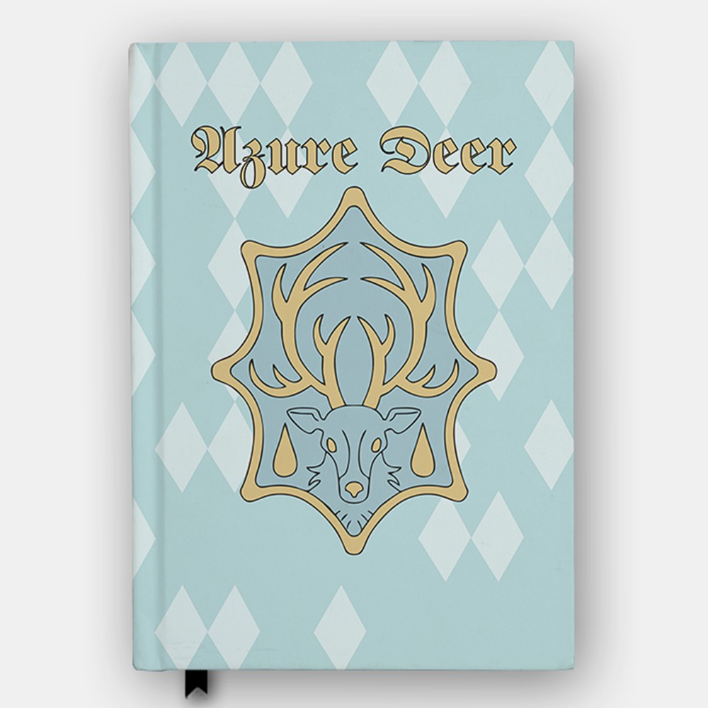 

Buku Notebook Azure Deer Magic Knight Black Clover Anime Custom Diary Jurnal Cosplay Hardcover