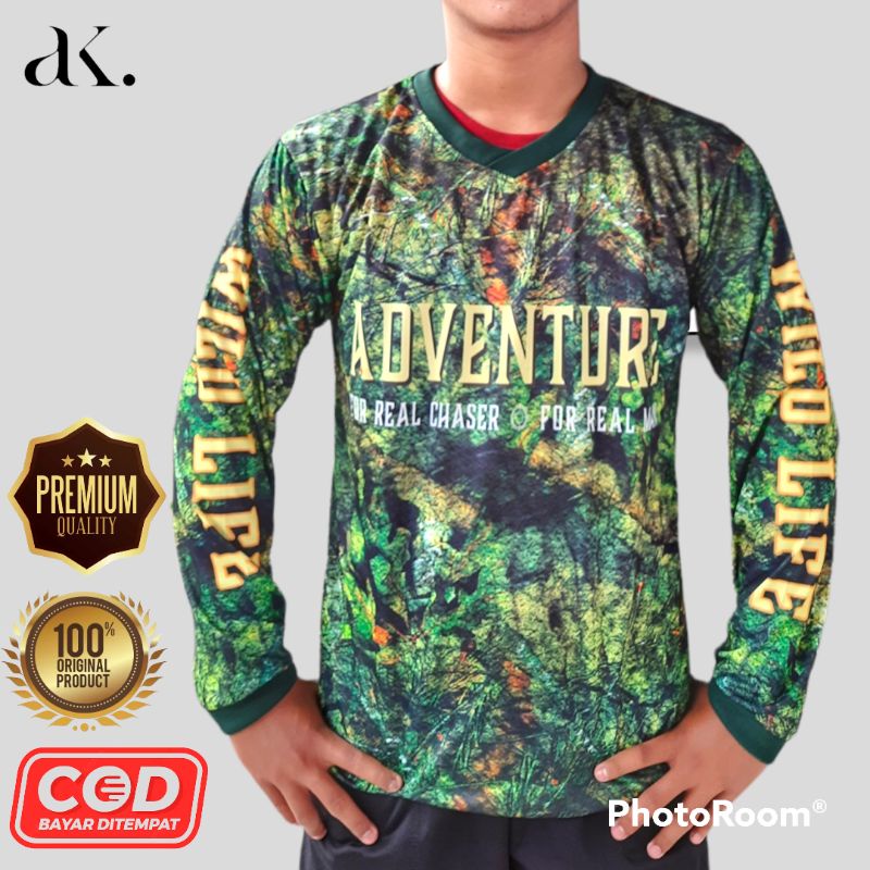 Jual Baju Berburu Hunting Camo Premium Lengan Panjang Baju Hunting Baju Camo Jersey