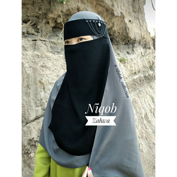 Niqob Bandana Zahwa Terbaru Niqob Rantai Premium Niqob Termurah Viral Niqob Temboro Cadar Temboro