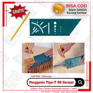 Jual Pengukur Sudut 3D Multifungsi, Alat Ukur Ukuran Persegi Penggaris