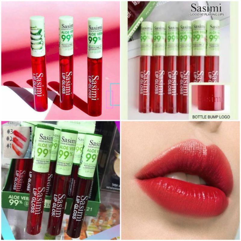 [S721] Lip Tint SASIMI Aloevera 99% Lip Tint Thailand Liptint Aloevera 99%