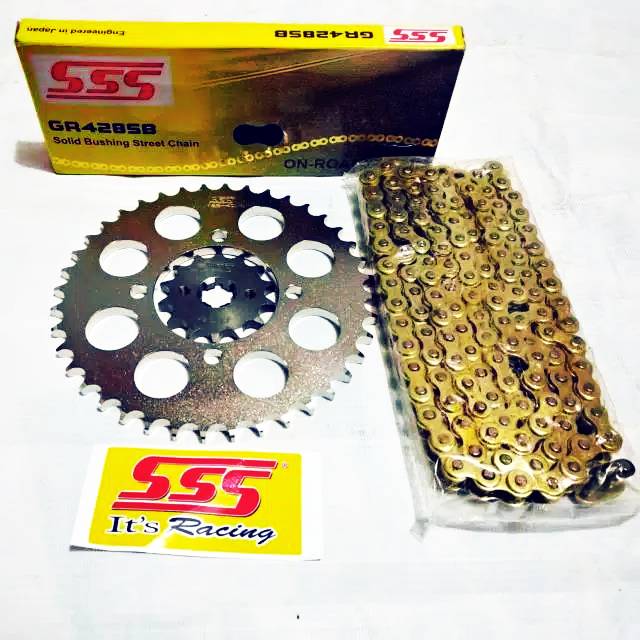 Gear set SSS Jupiter Mx Old - Jupiter Mx New Gear set SSS  428