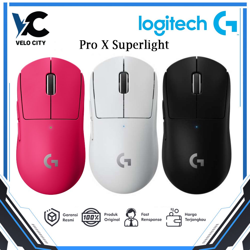 Mouse Gaming Wireless Logitech PRO X Superlight - Garansi 2 tahun