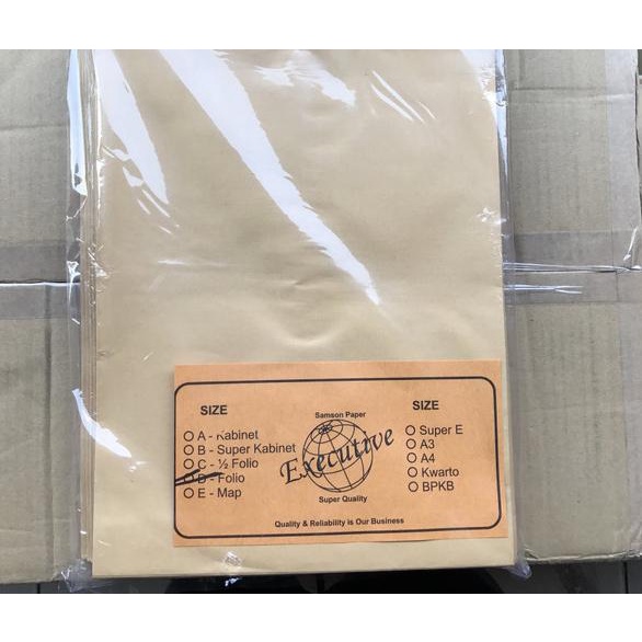 

۝ amplop coklat folio ❂