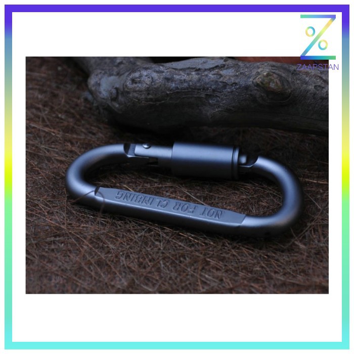 Outdoor Quickdraw Carabiner Buckle Hanging Aluminium / Gantungan Tas -