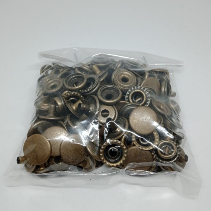 Kancing Knop/Kancing Jaket Diameter 15 mm Antigold 7050ATG