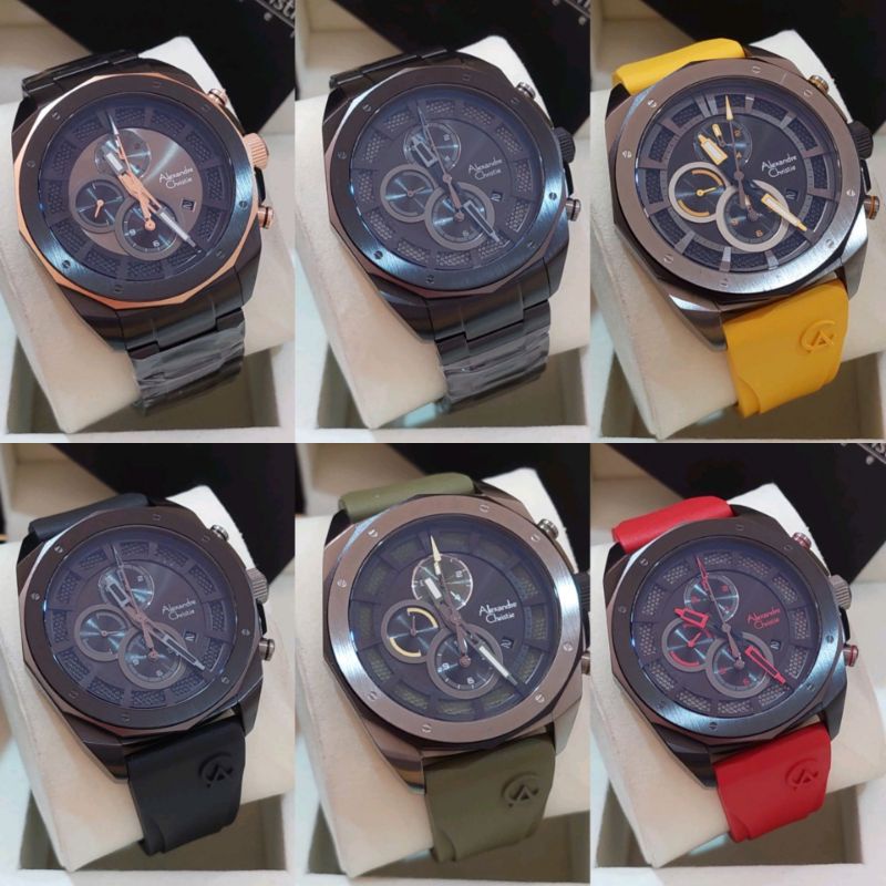 Jam Tangan Pria Alexandre Christie Ac 6611 Original Include Box