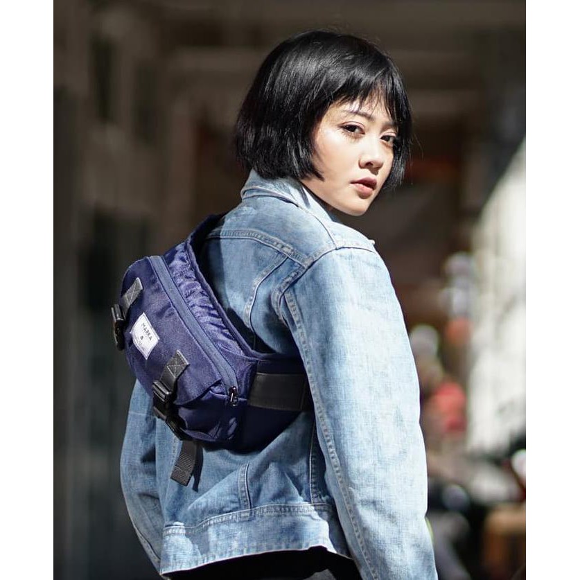 HOT SALE MARKA INDONESIA - WAIST BAG / TAS PINGGANG / WAISTBAG - HITAM 