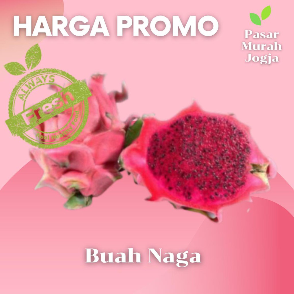 

Buah Naga 1 Kg Buah Lokal Segar Pasar Murah Jogja