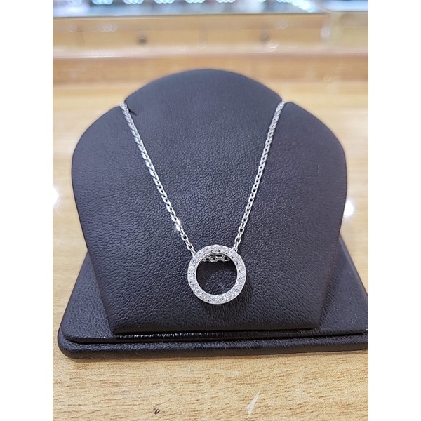 kalung perak asli 925 lapis mas putih #kalung perak asli 925 nori ukir lapis emas putih 45cm#