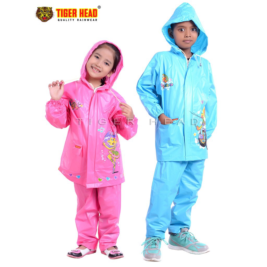 FELWINSHOP JAS HUJAN STELAN ANAK TIGER HEAD BOY AND GIRL 329