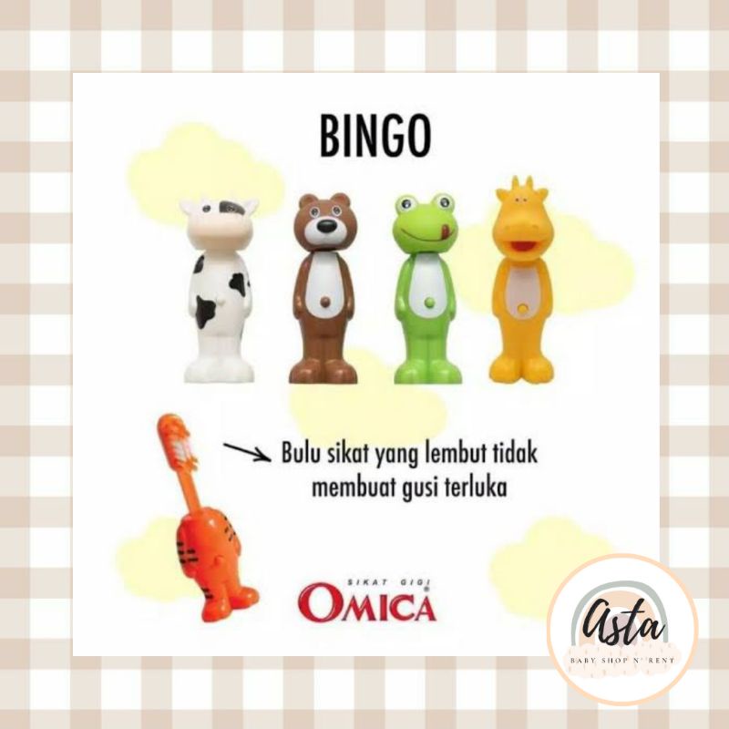 SIKAT GIGI ANAK OMICA BINGO//SIKAT GIGI ANAK LEMBUT LUCU//SIKAT GIGI KARAKTER//SIKAT GIGI OMICA KATA