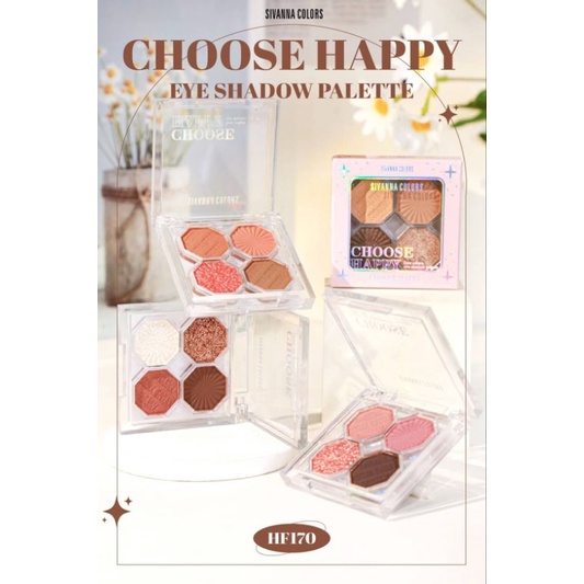 SIVANNA COLORS hf170 CHOOSE HAPPY EYESHADOW PALETTE
