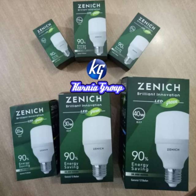 LAMPU LED 5W MURAH KAPSUL ZENICH GREEN TERANG ISTIMEWA KAPSUL PUTIH 5WATT E27 TERMURAH TERLARIS 220V