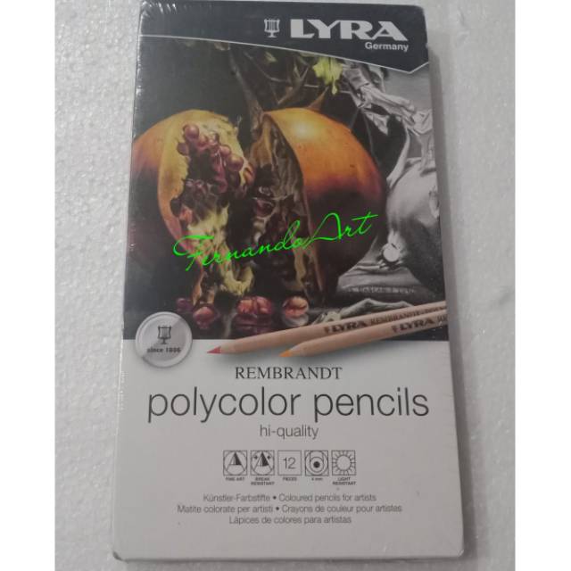 

Lyra Rembrandt Polycolor Pencils Hi-Quality 12 Pcs