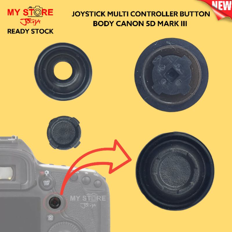 Tombol Arah Joystick Multi Controller Button Body Camera Canon EOS 5D3 5D Mark 3 III 5DIII Karet abs