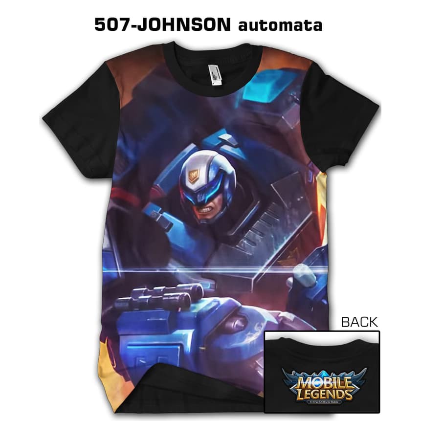 kaos baju mobile legend legends 507-JOHNSON automata