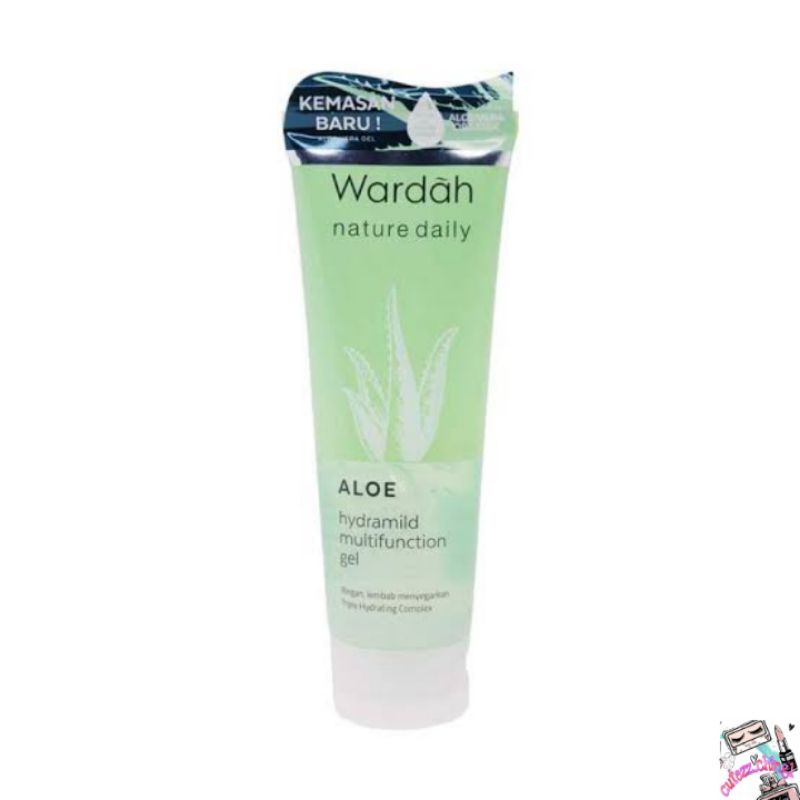 ☃Cutezz_Ching1☃Wardah Nature Daily Aloe Hydramild Multifunction Gel 100 ml